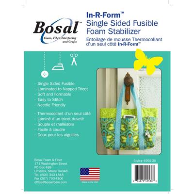 Bosal In R Form Single-Sided Fusible White 147.3cm wide (0.5m)