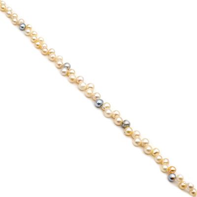 Cleopatra Akoya Pearls Approx 4-7mm, 46cm Strand