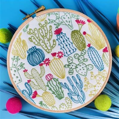 Oh Sew Bootiful Cacti Embroidery Kit