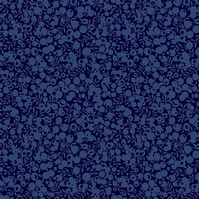 Liberty Wiltshire Shadow Collection Midnight Ink Fabric 0.5m
