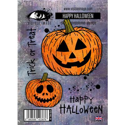 Visible Image Happy Halloween Stamp Set