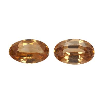 0.75cts Capricorn Zircon 5.5x3.5mm Oval Pack of 2 (N)