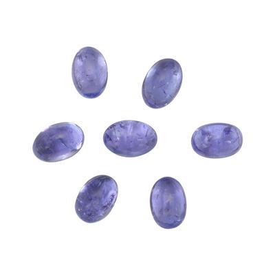 3.5cts Tanzanite 6x4mm Oval Pack of 7 (H)