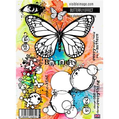 Visible Image Butterfly Effect Stamp Set