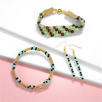 Smoky Quartz, Amazonite & Kunzite Faceted Cubes Project With Downloadable Instructions By Mark Smith 