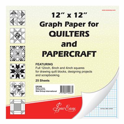 Sew Easy Quilter's Graph Paper 30 x 30cm
