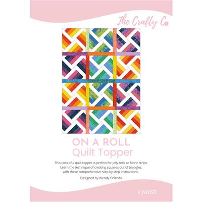 The Crafty Co On a Roll Quilt Topper