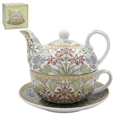 Box-Damaged William Morris Hyacinth Tea for One Tea Set