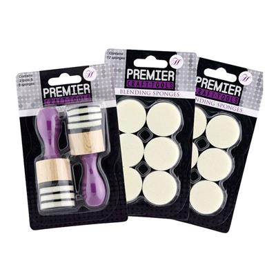 Premier Craft Tools - Blending Tool and Sponges, Contains 2 Tools and 30 Sponges - perfect for use with Prism Ink Pads 