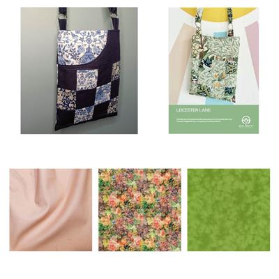 Sew Pretty Sew Mindful Tim Holtz Peach Leicester Lane Bag Kit: Instructions & Fabric (1.5m)