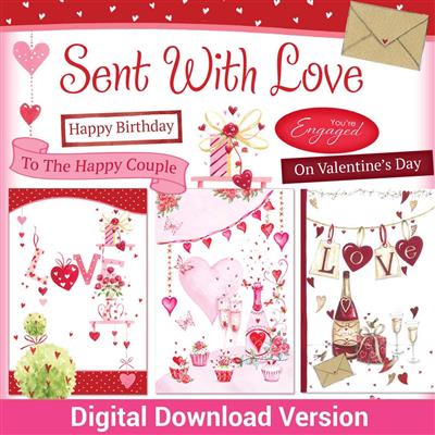 Digital Download Collection - Sent With Love -  over 1,000 printable elements