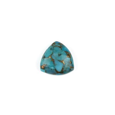 9.25cts Copper Mojave Turquoise 15x15mm Triangle  (R)