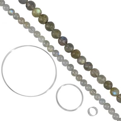 Labradorite Memory Wire Project With Instructions By Mark Smith