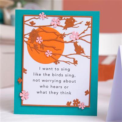 Thinlits Die Set 2PK Woodland Cardfront by Olivia Rose