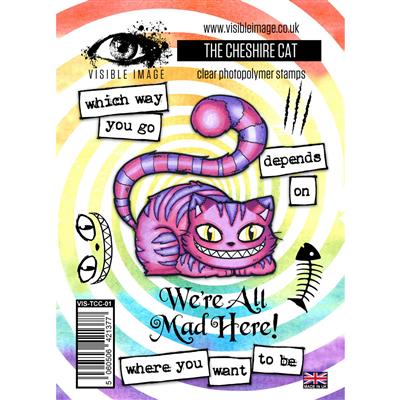 Visible Image The Cheshire Cat Stamp Set