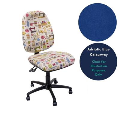 Horn Adjustable Hobby Chair Adriatic Blue