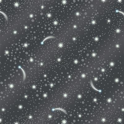 Lewis & Irene Space Glow Night Sky Fabric 0.5m