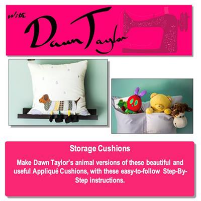 With Dawn Taylor Caterpillar & Dog Storage Cushion Instructions