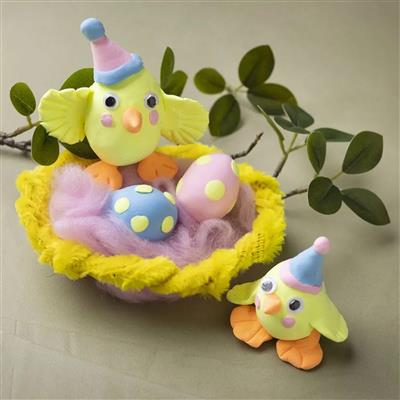 Mini Craft Kit: Modelling - Easter Chick Family Mini Craft Kit: Modelling - Easter Chick Family