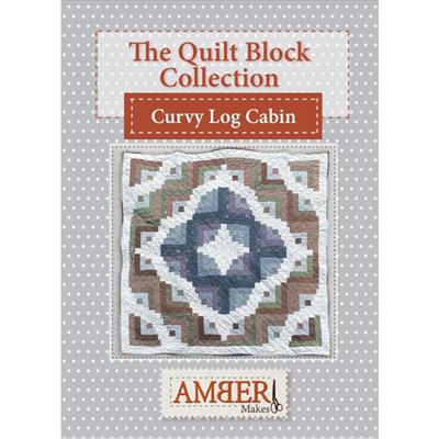 Amber Makes The Quilt Block Collection - Curvy Log Cabin Quilt, Cushion and Bag Instructions