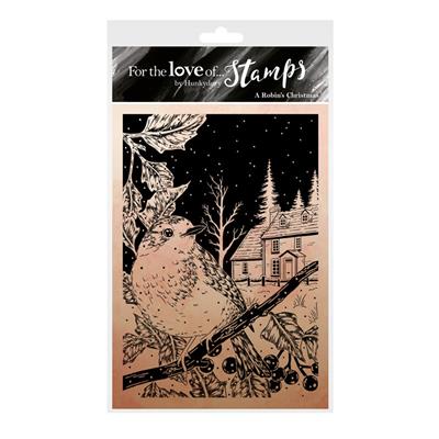 For the Love of Stamps - A Robin's Christmas A6 Stamp Set 