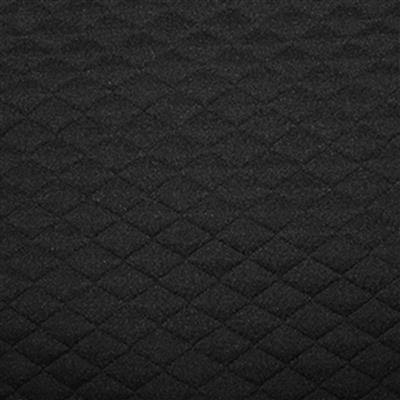 Stretch Quilted Black Fabric 0.5m