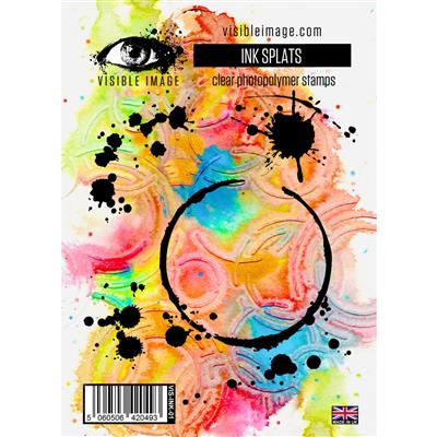 Visible Image Ink Splats Stamp Set