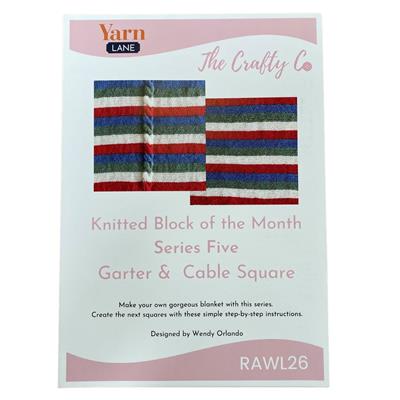 The Crafty Co Knitting Series Five BOM Blanket Pattern