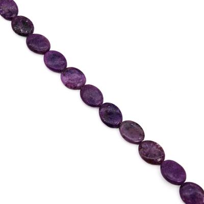 190cts Lepidolite Puffy Ovals Approx 16x12mm, 38cm