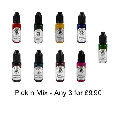 Cosmic Shimmer Colourful Crystal Tints Pick n Mix - Any 3 for £9.90