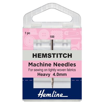 Hemline Sewing Machine Hemstitch Needle 1 Piece