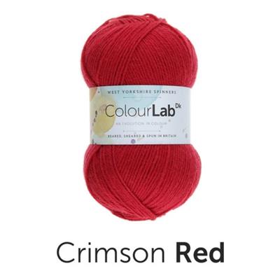 WYS Crimson Red Colour Lab DK Yarn 100g