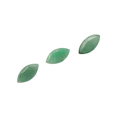 2.45cts Sakota Emerald 10x5mm Marquise Pack of 3 (O)