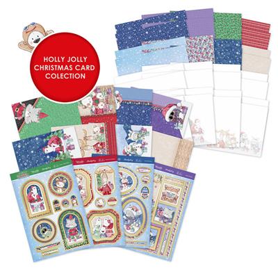 A Holly Jolly Christmas Card Collection - Over 50 Foiled & Die-Cut Elements