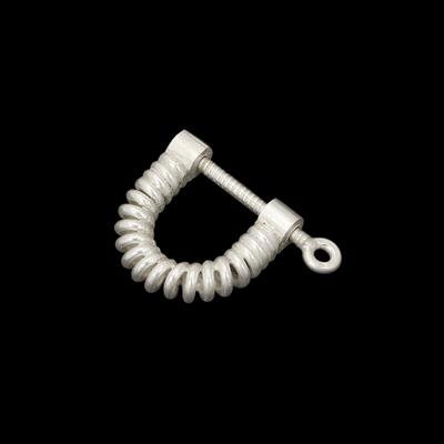 925 Sterling Silver Screw Pin Clasp, Approx 15mm 