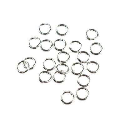 JM Essential 925 Sterling Silver Open Jump Rings ID Approx 3mm, 20pcs