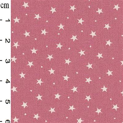 Rose & Hubble Cotton Poplin Pink Ditsy Stars Fabric 0.5m
