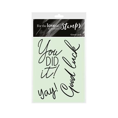 For the Love of Stamps - Good Luck, A7 stamp set - Contains 3 stamps