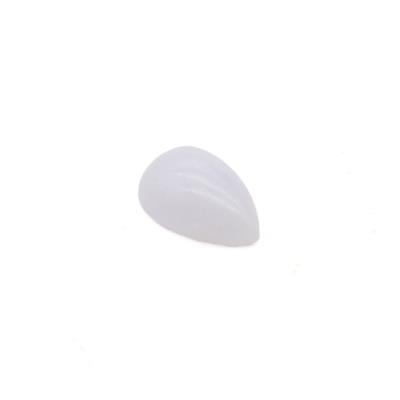 2cts Type A Lavender Jadeite Drop Cabochon Approx 8x12mm, 1pc