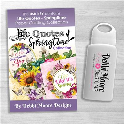 Life Quotes Springtime USB Key over 1,400 printable elements