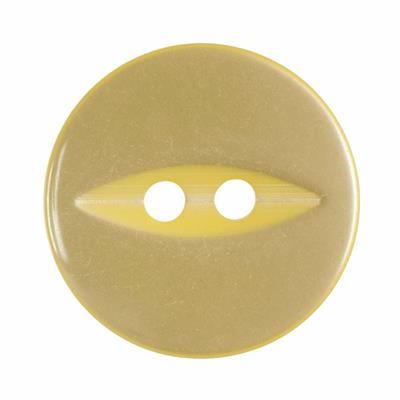 Buttons 18.75mm Pack of 4 Yellow