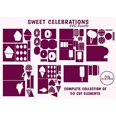 TillyViktor - Sweet Celebrations Complete Collection SVG  Bundle