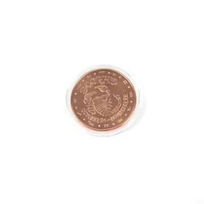 Zodiac Scorpio Copper Coin Approx 4cm, 28gm