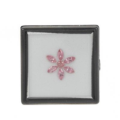 Pink Lily Flower includes 1.05cts Pink Tourmaline 6x3 & 3.50mm