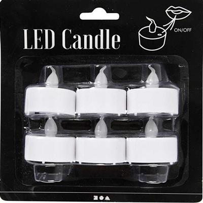 LED Tea Light Candle Pack Of 6