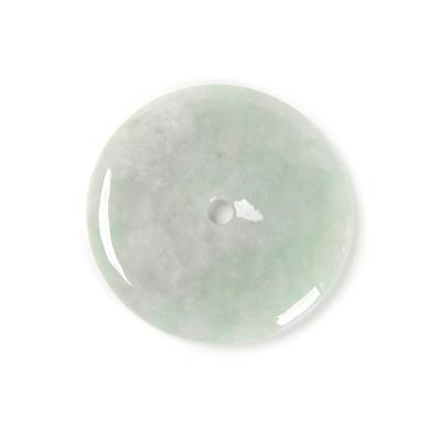 100cts Type A Jadeite Floating Flower, Approx 50mm