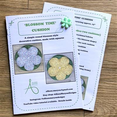 Allison Maryon's Blossom Flower Cushion Instructions