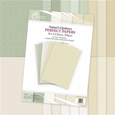 Carnation Crafts Nature's Opulence A4 Perfect Papers 300gsm 48 sheets