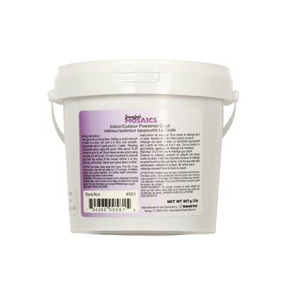 Black Powdered (Sanded) Grout, 2lbs