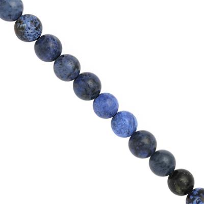 130cts Sunset Dumortierite Quartz Smooth Round Aprox 7 to 8mm 28cm Strands 